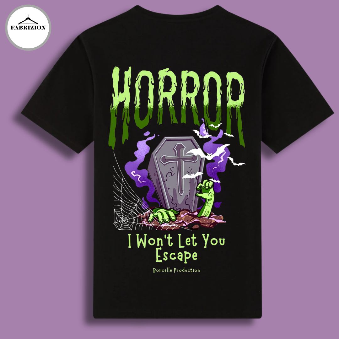 Oversized Graphic T-Shirt | Horror Edition